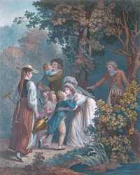 Elysium, graviert von Augustin Le Grand